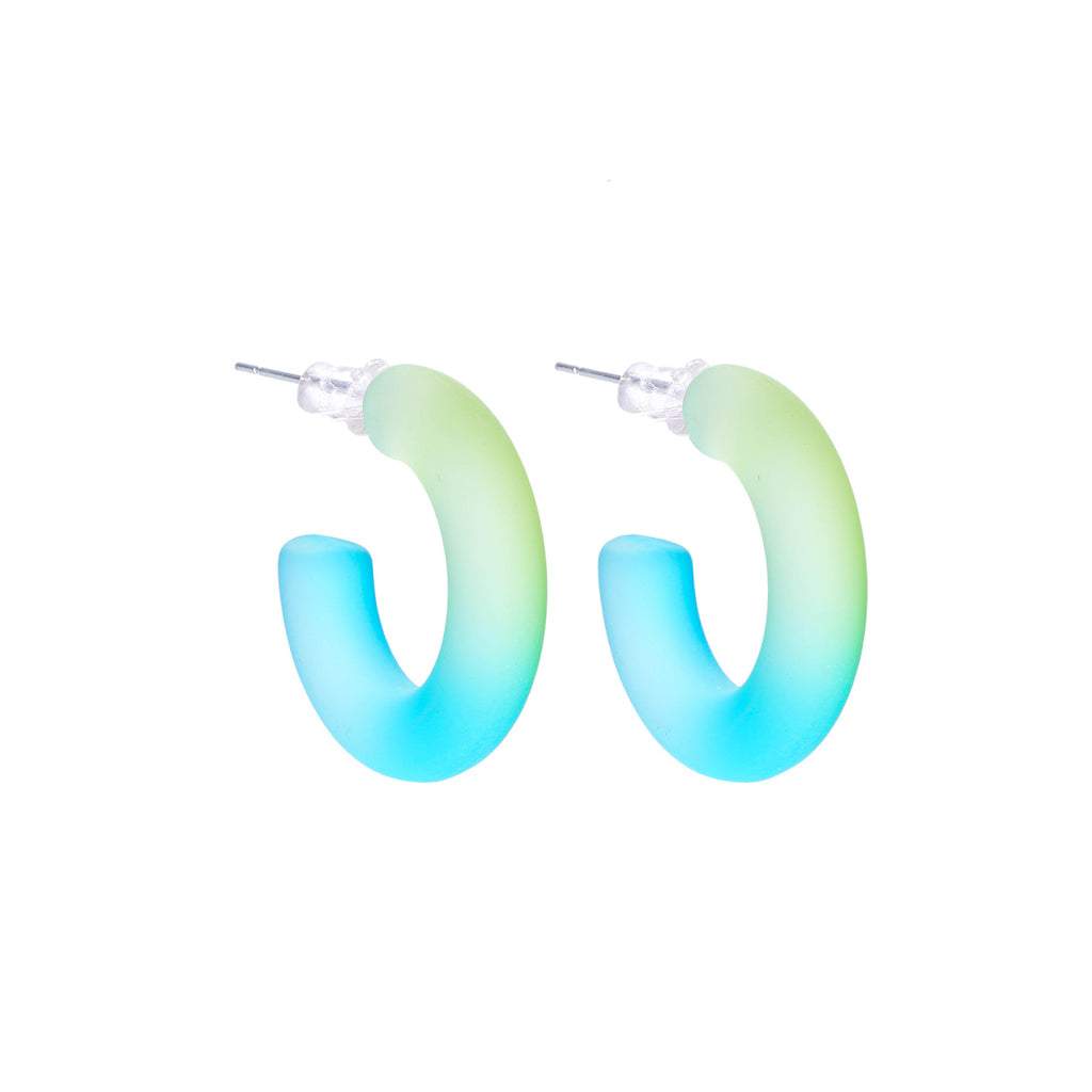 SALE! Ombre Jelly Hoops (Blue/Sage)