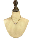 Boho Collection Oval Crystal Necklace (Jasper)